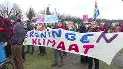 CLEAN : Dutch farmers protest fracking as govt set to cut gas output News Clip