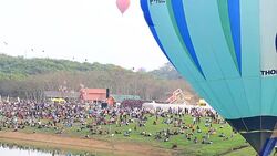 Hot Air balloons Stock Footage