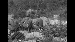 US Army soldiers target practicing in maybe Hawaii where 25th Infantry Division was stationed News Clip