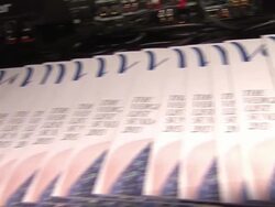 ATMOSPHERE - Signage at the Verge Launch Party in Park City, UT. 01/19/13. (Footage by WireImage Video/Getty Images Entertainment Video) Stock Footage