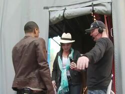 Trey Songz at the 13th Annual EIF Revlon Run/Walk For Women at New York NY. (Footage by WireImage Video/GettyImages) Stock Footage