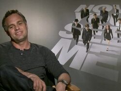 INTERVIEW - Mark Ruffalo talks about enjoying watching magic acts and trying to figure it out at "Now You See Me" Press Junket Stock Footage