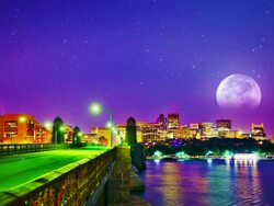 Boston night. Stock Footage