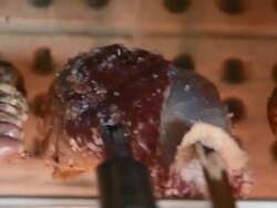 brazilian barbecue Stock Footage