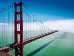 TIME LAPSE: Golden Gate Bridge Stock Footage
