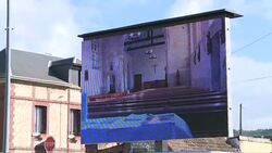 CLEAN : French church where priest slain reopens News Clip