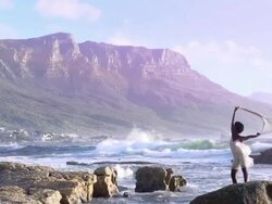 African Queen Cape Town Stock Footage
