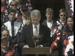 USA: PRESIDENT CLINTON CONGRATULATES PARA OLYMPIC TEAM News Clip