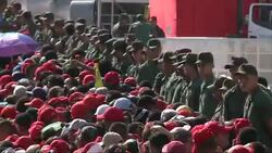 VOICED : Marea chavista en Caracas News Clip