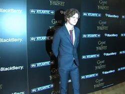 Finn Jones at 'Game Of Thrones' Season 3 Launch at One Marylebone on March 26, 2013 in London, England (Footage by WireImage Video/Getty Images) Stock Footage