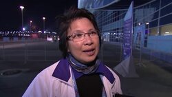 Filipino delegate reacts after country's first figure skater qualifies for medal round Instructional Video