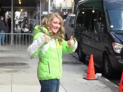 Mikaela Shiffrin at the 'Late Show with David Stock Footage