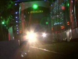 HD: Marseille by night (France) Stock Footage