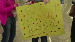 A Montgomery, Alabama couple and the four children they adopted amid the violence in Ukraine were safely reunited on Friday. Physician Lisa Bundy flew into Atlanta's Hartsfield-Jackson International Airport with her 16-year-old daughter Nastia. (Mar.14) News Clip