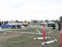New Dorp Staten Island after Hurricane Sandy Stock Footage
