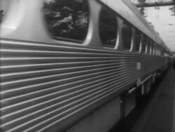 New high speed train test run Stock Footage