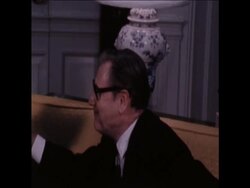 SYND 5 12 74 PRESIDENT FORD AND VICE PRESIDENT ROCKEFELLER IN WHITE HOUSE News Clip