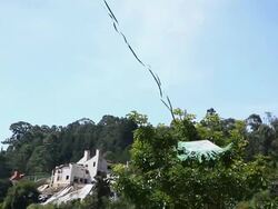 MS TS Kite flying / Belo Horizonte, Minas Gerais, Brazil Stock Footage
