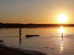 Kamayura Tribe Of The Xingu Indian Reserve Stock Footage