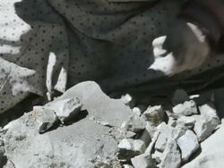 CU Shot of woman working in mine / Potosi, Bolivia Stock Footage