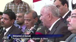 VOICED : Mursi denunciara responsables del golpe News Clip