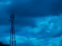 Cell Phone Tower Stock Footage