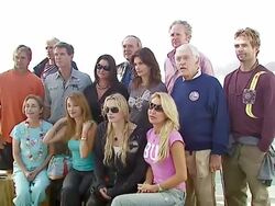 A Day At The Beach Paddle Out Protest Stock Footage