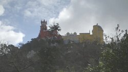 Portugal Sintra Pena Palace Lisbon Stock Footage