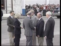 WRAP British royals visit farmers' market, drink beer in pub News Clip