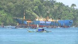 Destruction of ship for poaching toothfish Instructional Video