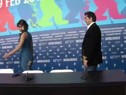 Priyanka Chopra, Farhan Akhtar at Don - The King Is Back Press Conference: 62nd Berlin International Film Festival 2012 at the Grand Hyatt on February 10, 2012 in Berlin, Germany. (Footage by WireImage Video/Getty Images Entertainment Video) Stock Footage