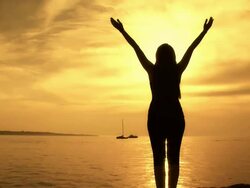 Enjoying life on vacations Stock Footage