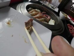 Eating food Point of view Stock Footage