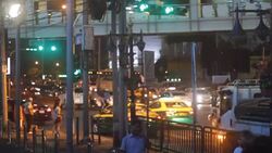 Anonymous crowded people walking on the street Stock Footage