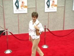 Walt Disney Pictures' 'Ice Princess' Premiere Stock Footage