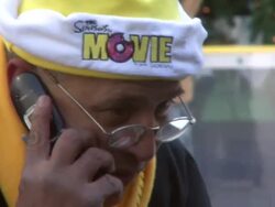 HO, HO D'OH! The Simpsons Take Manhattan to Celebrate DVD Release Stock Footage