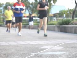 Jogging Stock Footage