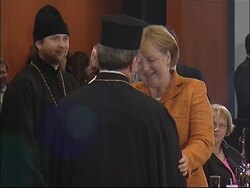 Merkel addresses integration meeting after Turks pull out Instructional Video