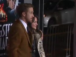 Ryan Gosling, Donna Gosling at Gangster Squad Los Angeles Premiereon 1/7/2013 in Hollywood, CA.(Footage by WireImage Video/Getty Images Entertainment Video) Stock Footage