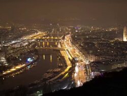 Rouen, France, time lapse Stock Footage