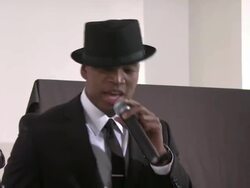 EVENT CAPSULE CLEAN: Ne-Yo and Macy's Brand Alfani Reveal Fall Ad Campaign, New York, NY, United States, 08/11/09  Stock Footage