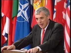 BRUSSELS: KOSOVO: NATO : PRESS BRIEFING News Clip