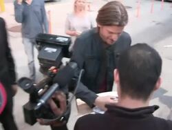 Nikolaj Coster on being a prankster on Set while g Stock Footage