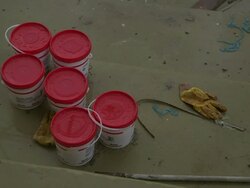 Construction At Arena Pantanal in Cuiaba Continues Stock Footage