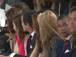 Mercedes-Benz Fashion Week Spring 2010 -Ralph Lauren Stock Footage