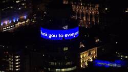 Aerials of London as PM announces  tough new restrictions Instructional Video