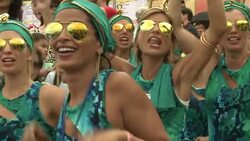 CLEAN : Thousands paddle up to celebrate Hong Kong News Clip