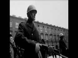 CAN439 SWEDISH PARLIAMENT OPENED BY KING GUSTAV VI News Clip