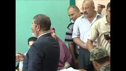 CLEAN: Brotherhood's Mursi votes in Egypt presiden News Clip