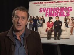 INTERVIEW: Angus Deaton on what it was like on set, comedy acting at the Swinging with the Finkels Interview at London England. (Footage by WireImage Video/Getty Images Entertainment Video) Stock Footage